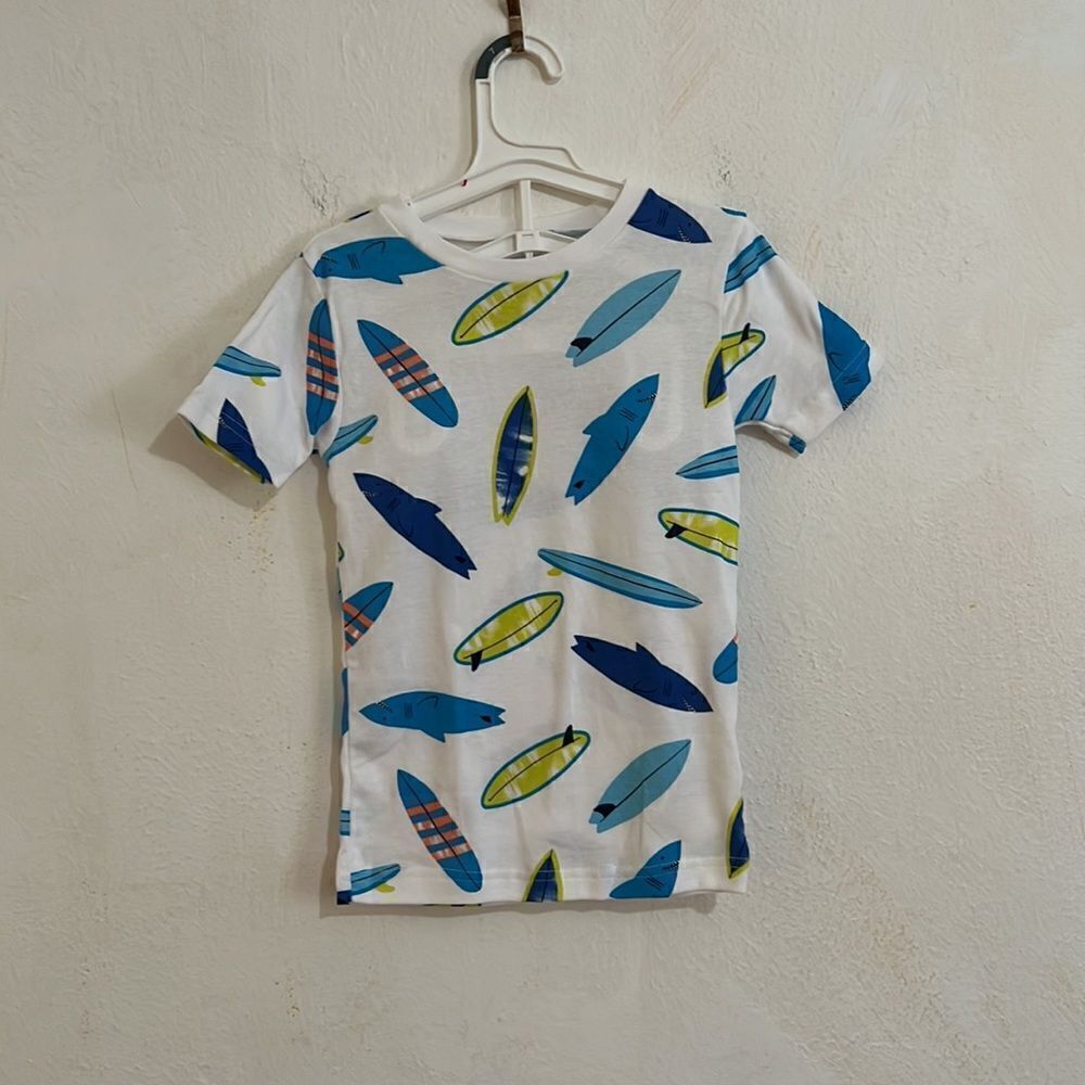 Carter’s Kid's 4 Piece 100%  Cotton Dinosaur and Shark Ocean Print  PJ’s  7 - Picture 5 of 7